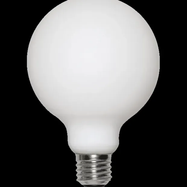 LED E27 globe 8cm 470lm dim opal