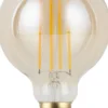 LED E27 globe 9,5cm 4W amber
