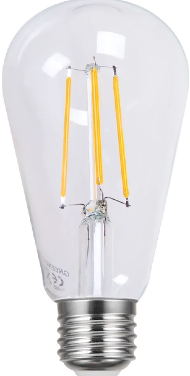 LED E27 lanterne dimbar 4W 400lm klar