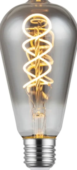 LED E27 lanterne dimbar 4W 130lm smoke