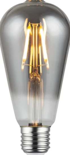 LED E27 lanterne dimbar 4W smoke