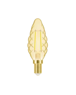 LED E14 mignon dimbar 2W amber
