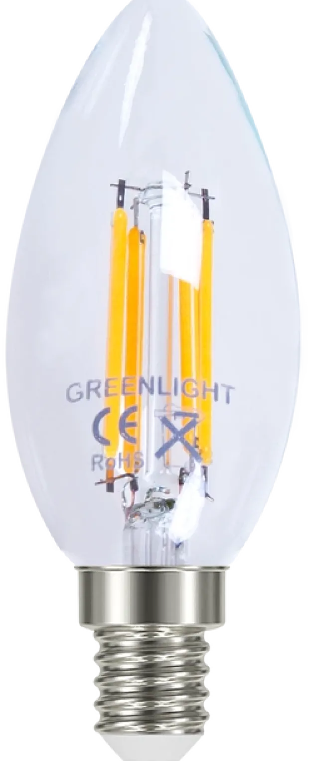 LED E14 mignon dimbar 4W 350lm klar