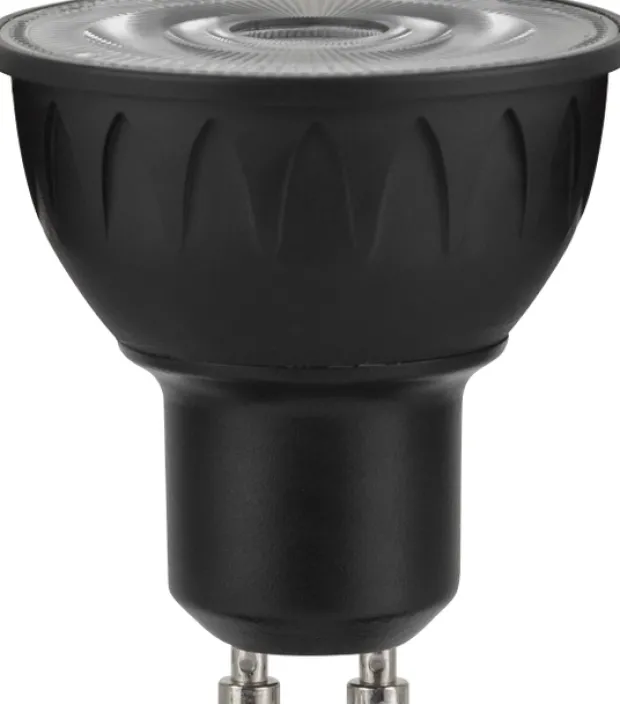 LED GU10 DimToWarm 5,6W sort