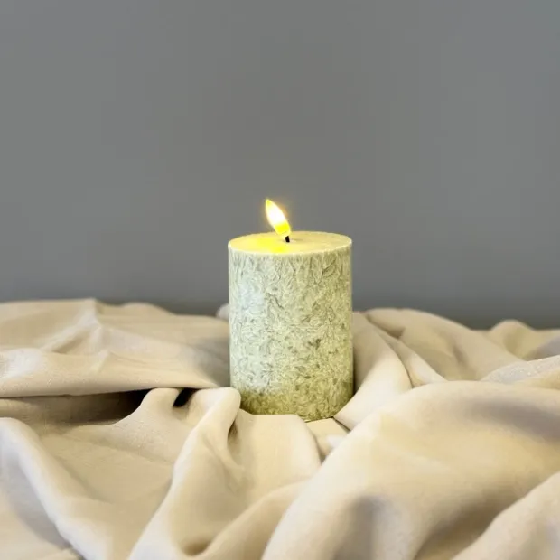 LED Olive kubbelys 10cm grønn