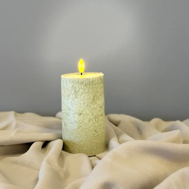 LED Olive kubbelys 13cm grønn