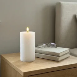 LED Olive kubbelys 13cm hvit