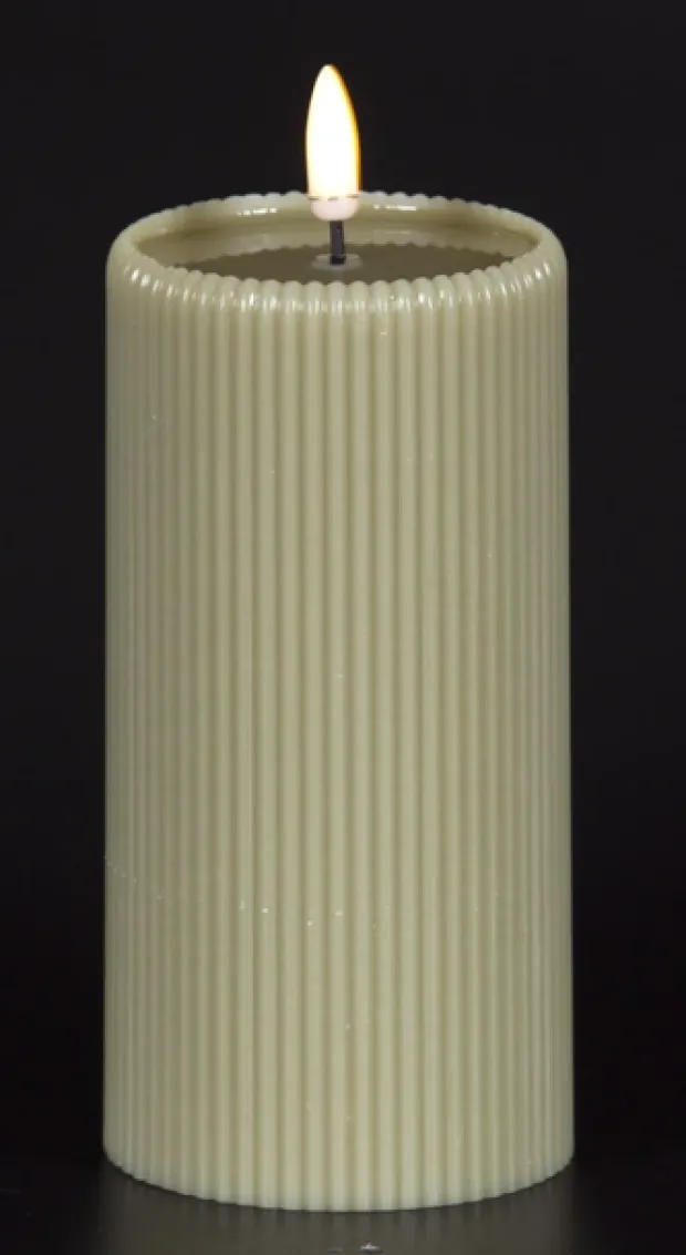LED Soy kubbelys 15cm grønn