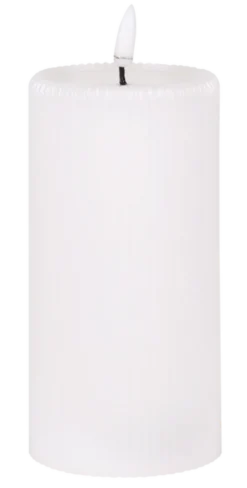 LED Soy kubbelys 15cm hvit