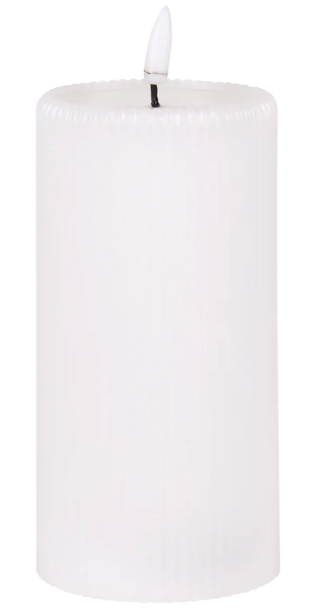 LED Soy kubbelys 15cm hvit