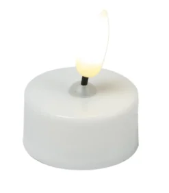 LED telys 4pk. hvit