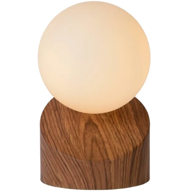 Len bordlampe 16cm brun
