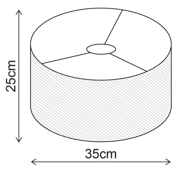 Liana skjerm sylinder 35cm