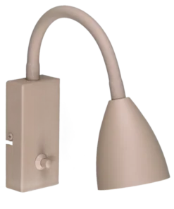 Lina Flex leselampe vegg 32cm beige