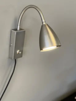 Lina Flex leselampe vegg 25cm stål