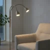 Lina leselampe gulv 2lys 150cm beige