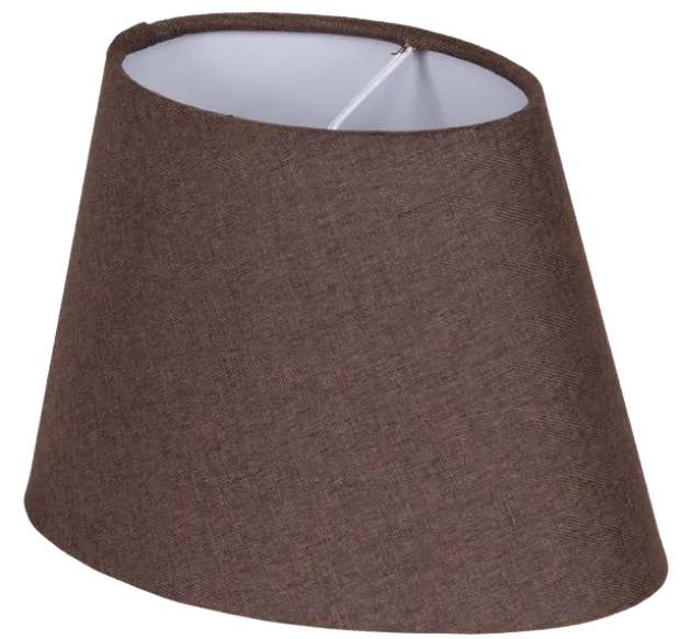 Lina skjerm oval 20cm brun