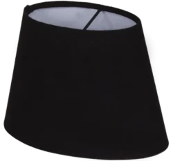 Lina skjerm oval 20cm sort