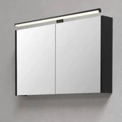Lino LED vegg baderomslampe IP44 60cm sort