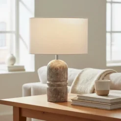 Liora bordlampe marmor uten skjerm 32cm