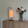Loop bordlampe 48cm brun