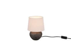 Lou bordlampe 25cm brun