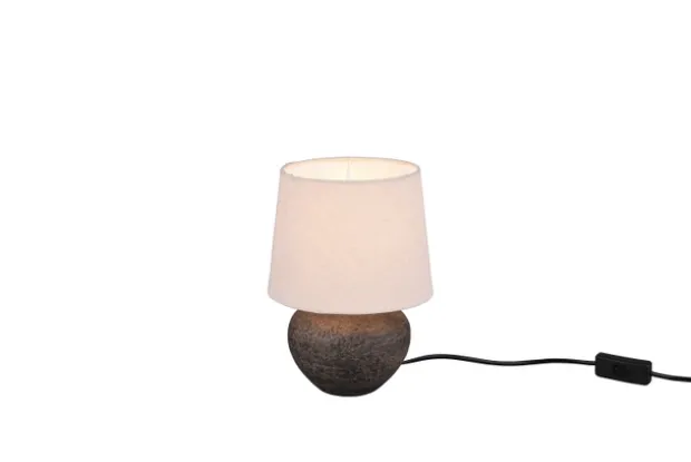 Lou bordlampe 25cm brun