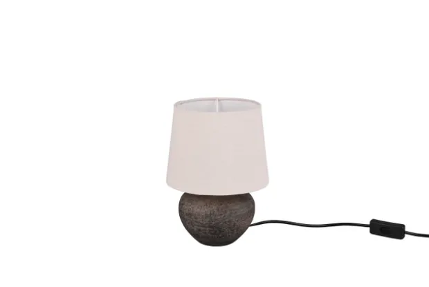 Lou bordlampe 25cm brun