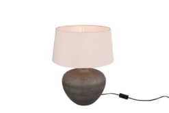 Lou bordlampe 46cm brun