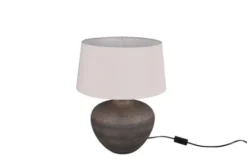 Lou bordlampe 46cm brun