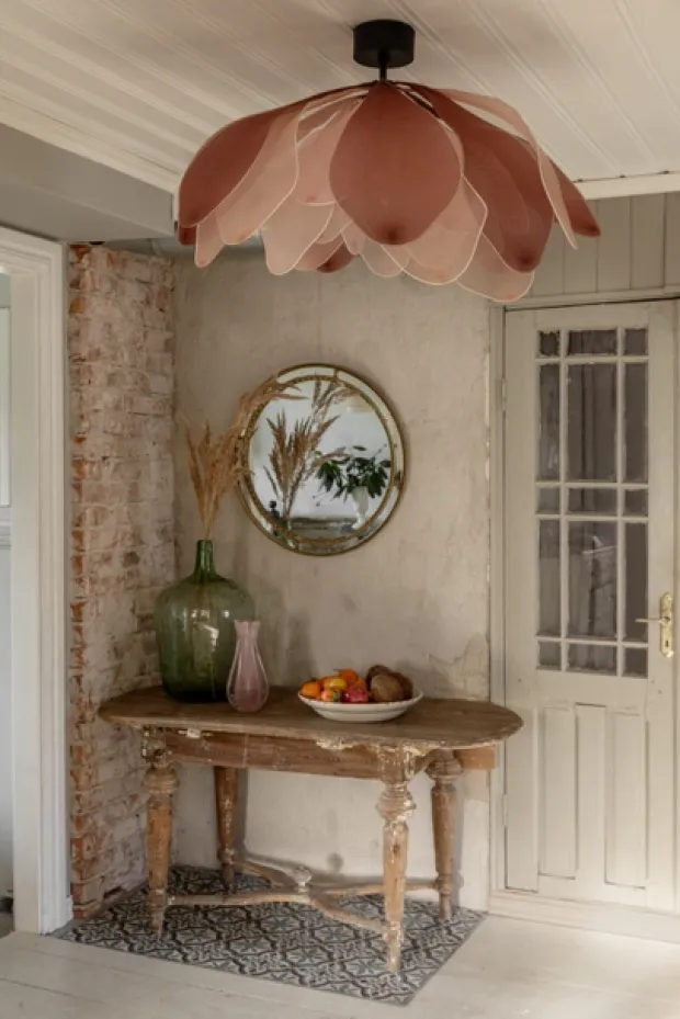Lou Lou plafond taklampe 80cm rosa