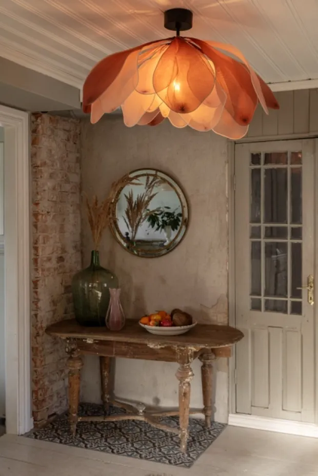 Lou Lou plafond taklampe 80cm rosa