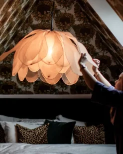 Lou Lou taklampe 80cm natur