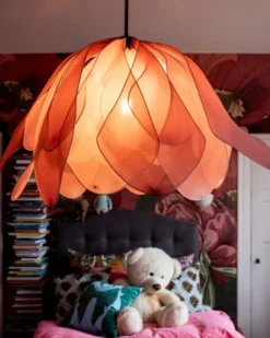 Lou Lou taklampe 80cm rosa