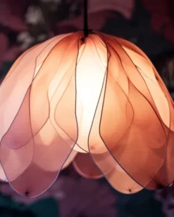 Lou Lou taklampe 80cm rosa