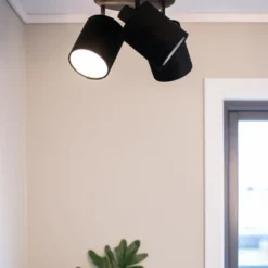 Luca plafond taklampe 32cm sort