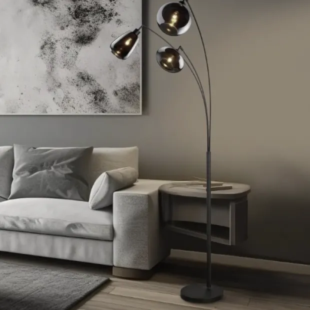 Lumina gulvlampe 3lys 200cm smoke