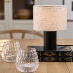 Lumo bordlampe 20cm sort