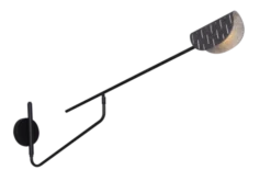 Lunar Arc vegglampe 30,5cm sort