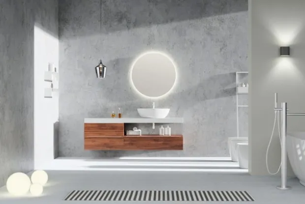 Luna speil med LED lys baderom IP44 60cm