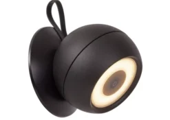 Lunex LED oppladbar IP54 sort