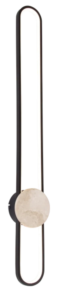 Lyon LED vegglampe 90cm sort