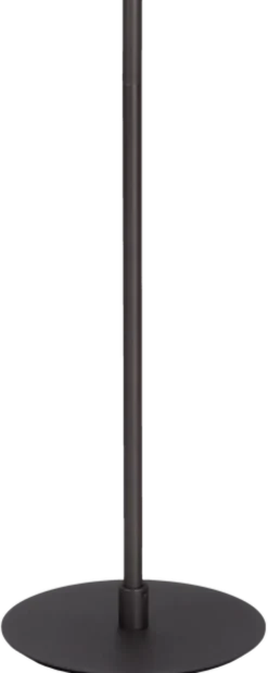 Lyra leselampe gulv 3lys 150cm sort