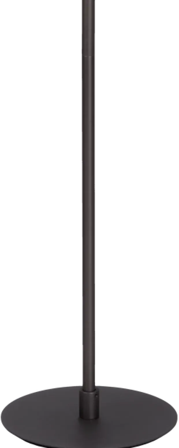 Lyra leselampe gulv 3lys 150cm sort