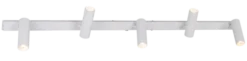 Lyra skinne 5lys 115cm hvit