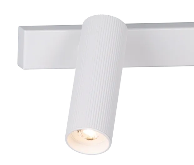 Lyra skinne 5lys 115cm hvit