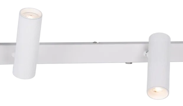 Lyra skinne 5lys 115cm hvit