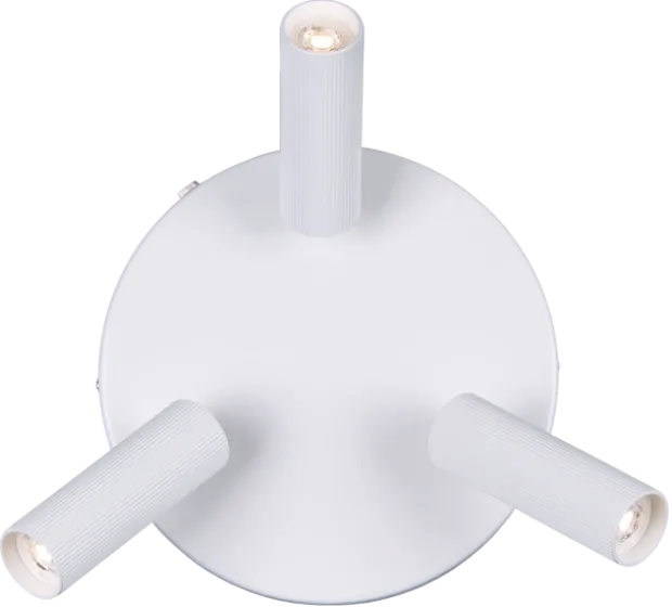 Lyra takspot 3lys 23cm hvit