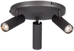 Lyra takspot 3lys 23cm tinn