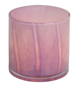 Lysglass 10cm lilla